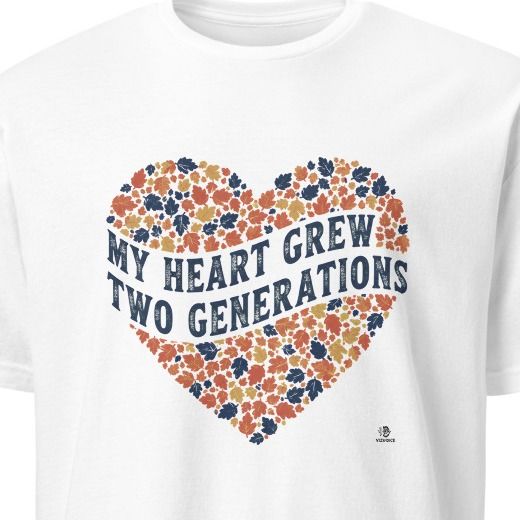 MY HEART GREW TWO GENERATIONS | Great Grandparent T-Shirt