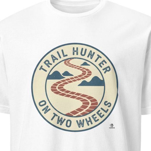 TRAIL HUNTER ON TWO WHEELS | Humorous Motorcycle T-Shirt
