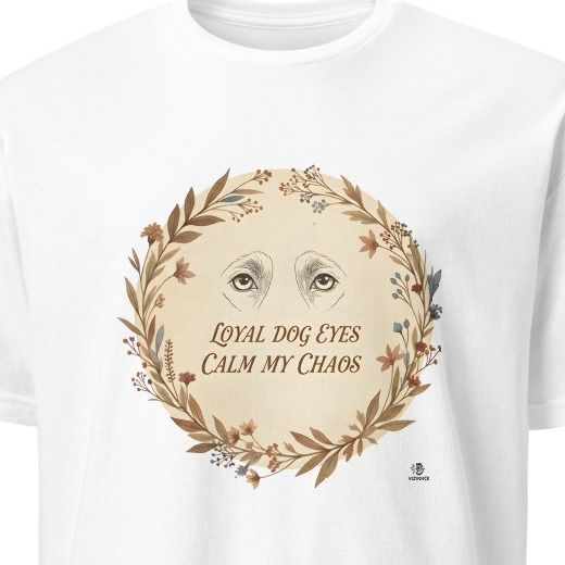LOYAL DOG EYES CALM MY CHAOS | Funny German Shepherd T-Shirt