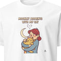 MOONLIT MOMENTS WITH MY CAT | Cozy Night Owl T-Shirt - primary