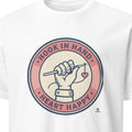 HOOK IN HAND HEART HAPPY | Humorous Knitting T-Shirt