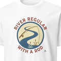 RIVER REGULAR WITH A ROD | Funny Fishing T-Shirt