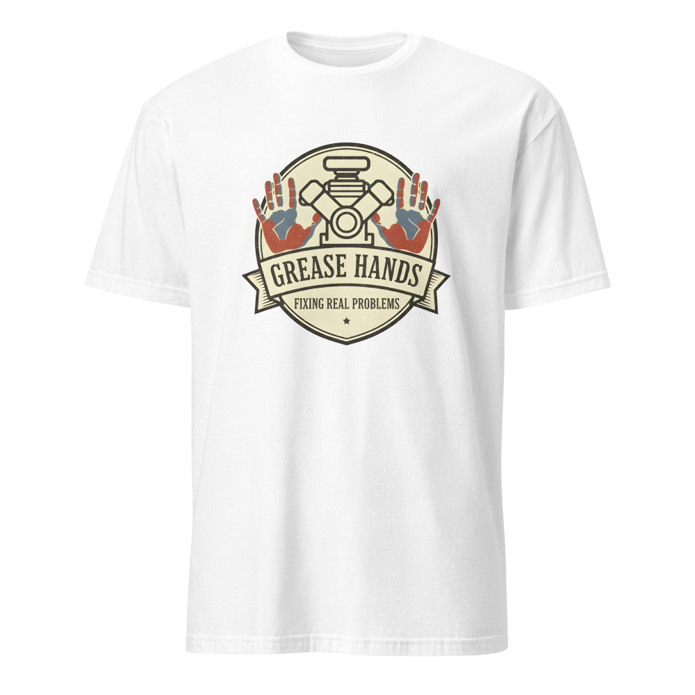 GREASE HANDS FIXING REAL PROBLEMS | Funny Mechanic T-Shirt