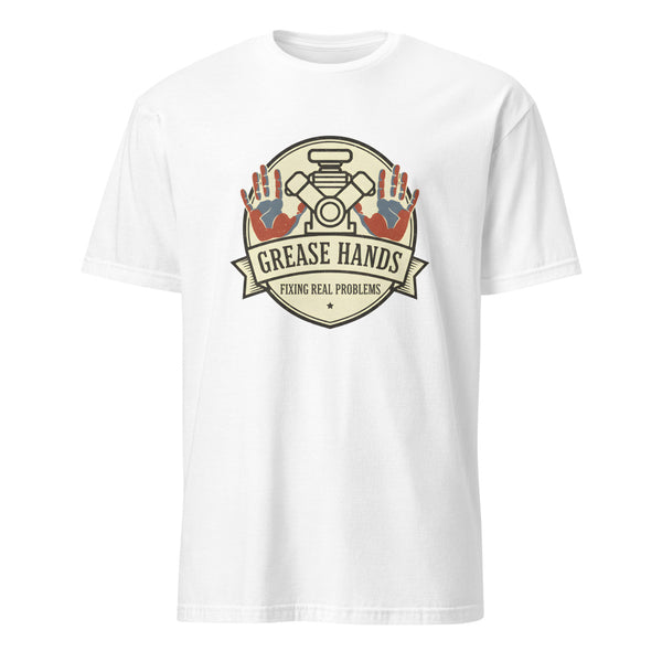 GREASE HANDS FIXING REAL PROBLEMS | Funny Mechanic T-Shirt