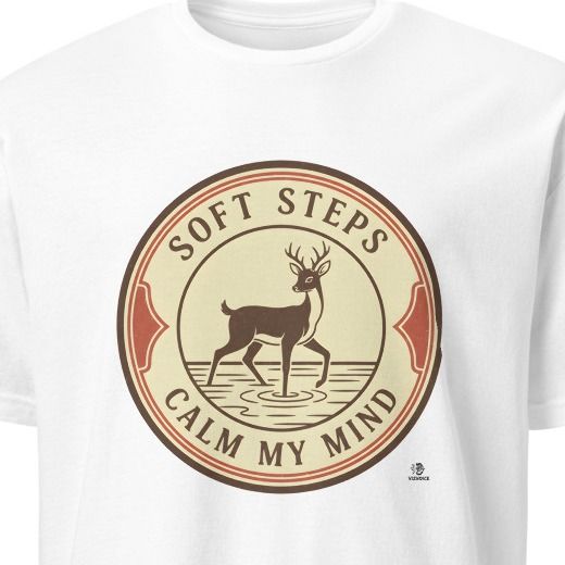 SOFT STEPS CALM MY MIND | Relaxing Deer T-Shirt