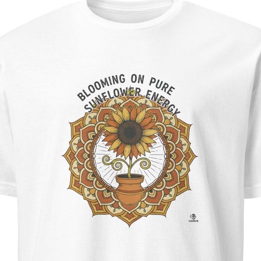 BLOOMING ON PURE SUNFLOWER ENERGY | Cheerful Sunflower T-shirt