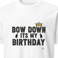 BOW DOWN ITS MY BIRTHDAY | Birthday King T-shirt - primary