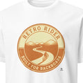RETRO RIDER BUILT FOR BACKROADS | Vintage Motorcycle T-Shirt - primary