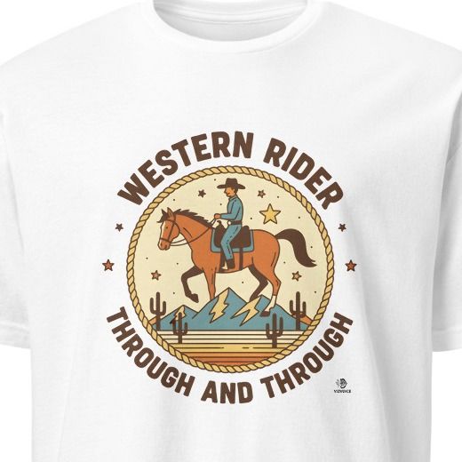 WESTERN RIDER THROUGH AND THROUGH | Equestrian T-Shirt