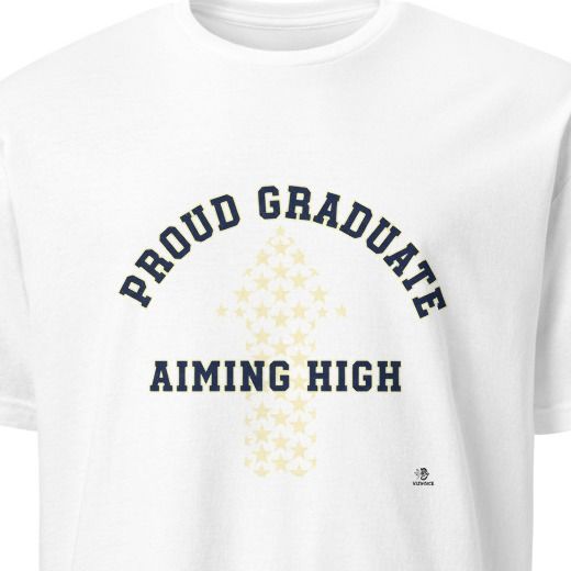 PROUD GRADUATE AIMING HIGH | Bright Future Graduation T-Shirt