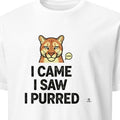 I CAME I SAW I PURRED | Funny Mountain Lion T-Shirt - primary