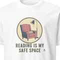READING IS MY SAFE SPACE | Cozy T-Shirt for Book Lovers - primary