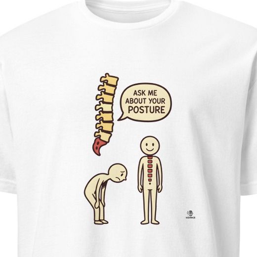 ASK ME ABOUT YOUR POSTURE | Humorous Physical Therapist T-shirt