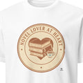 NOVEL LOVER AT HEART | Whimsical Reading Addict T-Shirt - primary