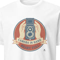 CAMERA IN HAND HEART FULL | Humorous Photography T-Shirt