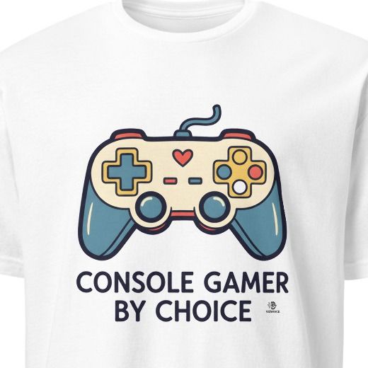 CONSOLE GAMER BY CHOICE | Fun T-Shirt for Gamers