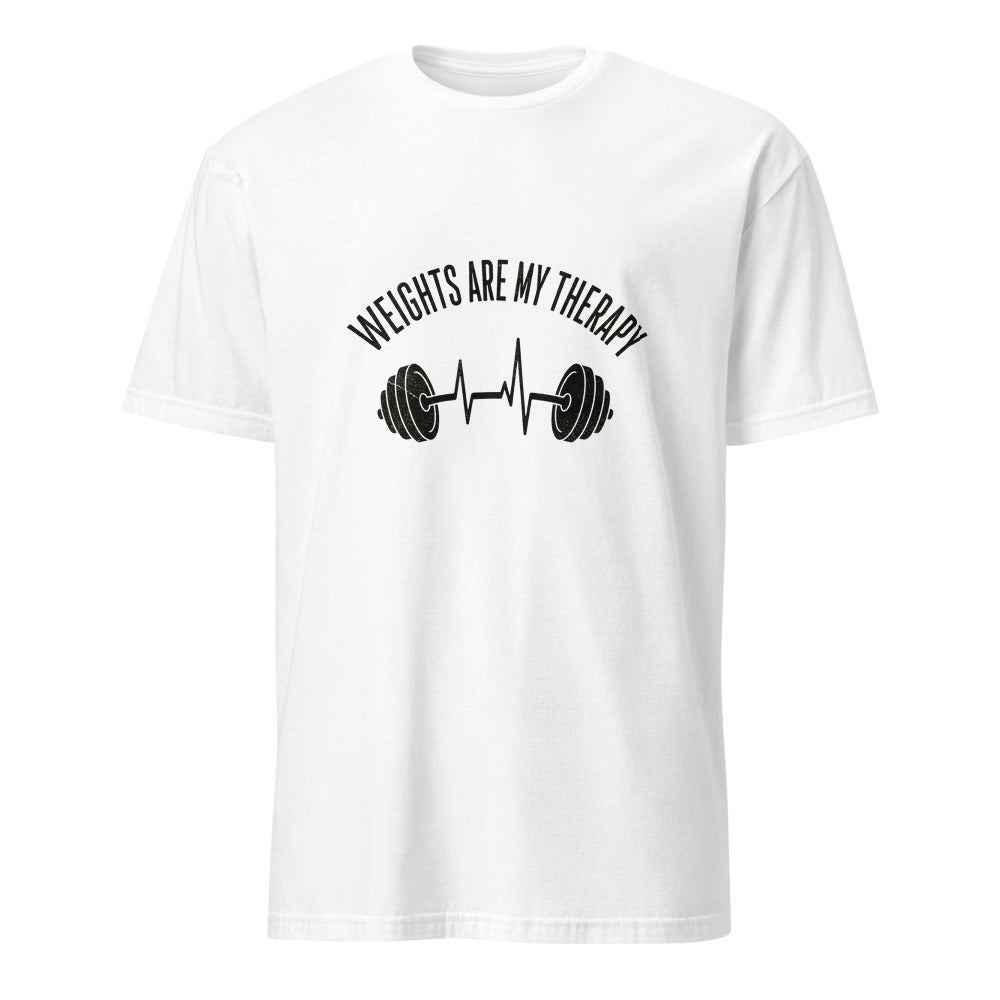 WEIGHTS ARE MY THERAPY | Humorous Fitness T-Shirt