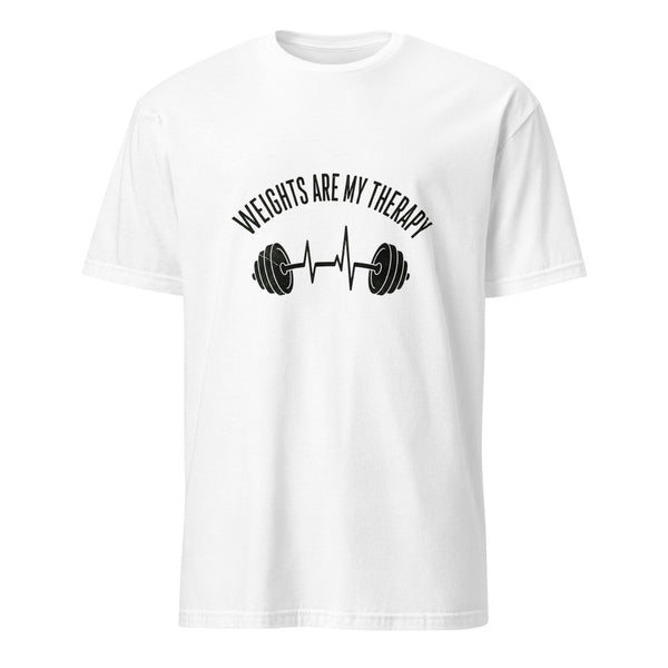 WEIGHTS ARE MY THERAPY | Humorous Fitness T-Shirt
