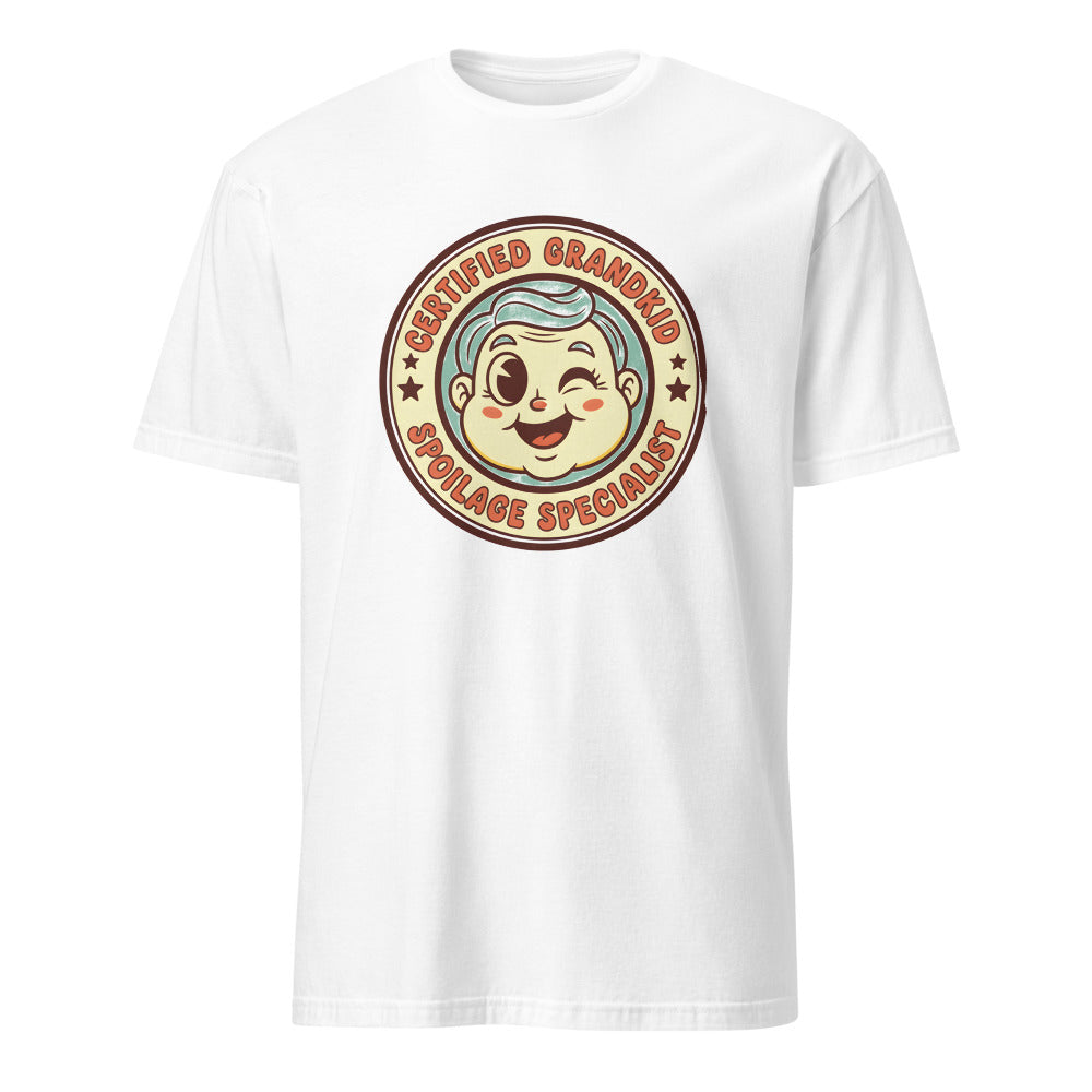 CERTIFIED GRANDKID SPOILAGE SPECIALIST | Funny Grandparent T-Shirt