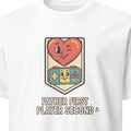 FATHER FIRST PLAYER SECOND | Funny Gamer Dad T-Shirt
