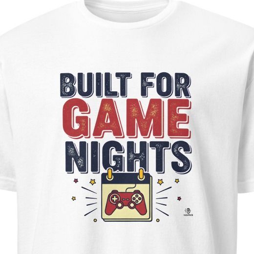 BUILT FOR GAME NIGHTS | Fun T-Shirt for Console Gamers