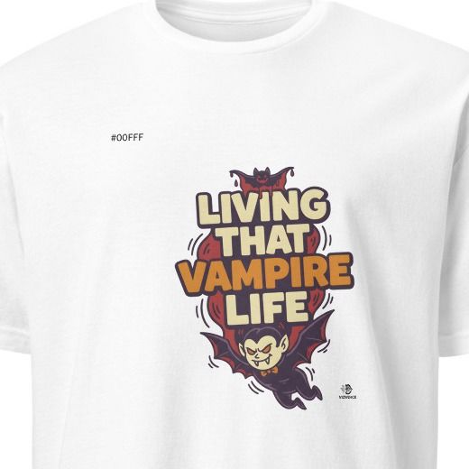 LIVING THAT VAMPIRE LIFE | Spooktacular Halloween T-shirt