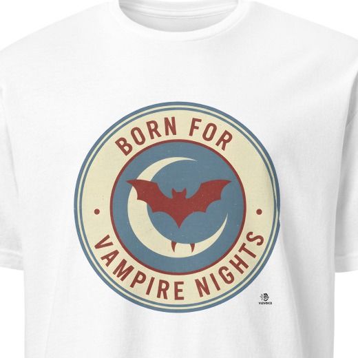 BORN FOR VAMPIRE NIGHTS | Spooky Halloween T-Shirt