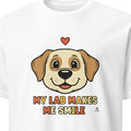 MY LAB MAKES ME SMILE | Funny Labrador Owner T-shirt