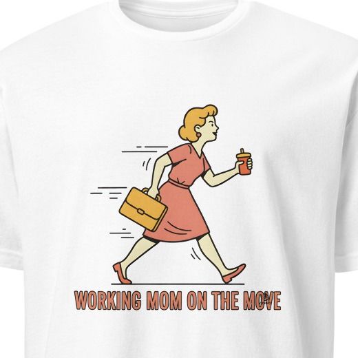 WORKING MOM ON THE MOVE | Fun T-Shirt for Busy Moms