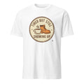 TIRED BUT STILL SHOWING UP | Blue Collar Humor T-Shirt