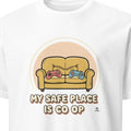 MY SAFE PLACE IS CO OP | Humorous Gamer Mom T-Shirt