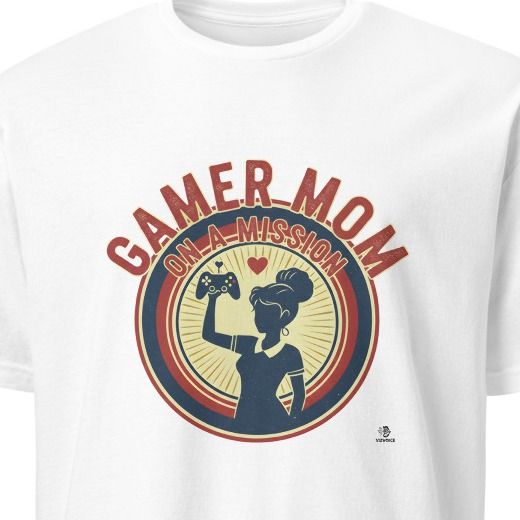 GAMER MOM ON A MISSION | Funny Gamer T-shirt