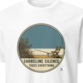 SHORELINE SILENCE FIXES EVERYTHING | Humorous Fishing T-Shirt