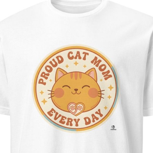 PROUD CAT MOM | Humorous Cat Mom T-shirt