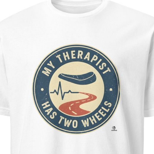 MY THERAPIST HAS TWO WHEELS | Funny Motorcycle T-Shirt