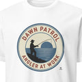 DAWN PATROL ANGLER AT WORK | Fishing T-shirt for Early Risers