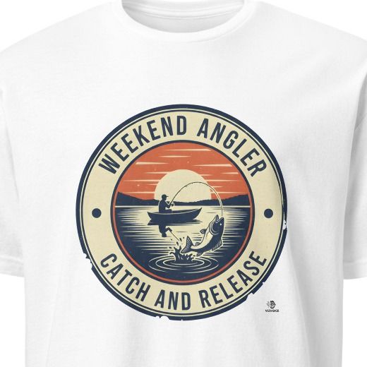 WEEKEND ANGLER CATCH AND RELEASE | Funny Fishing T-Shirt