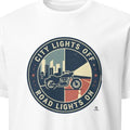 CITY LIGHTS OFF ROAD LIGHTS ON | Fun T-Shirt for Cross Country Riders - primary