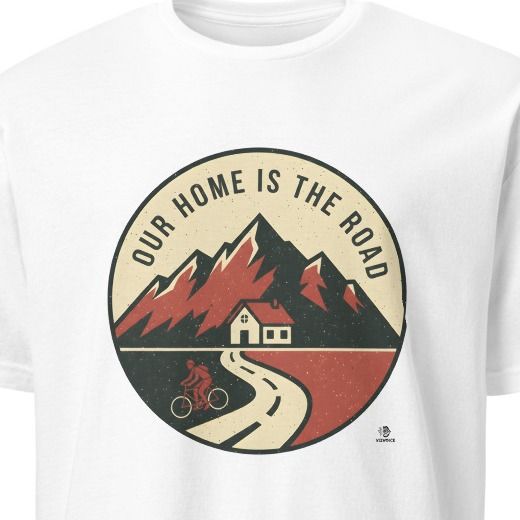 OUR HOME IS THE ROAD | Biker Couple T-Shirt